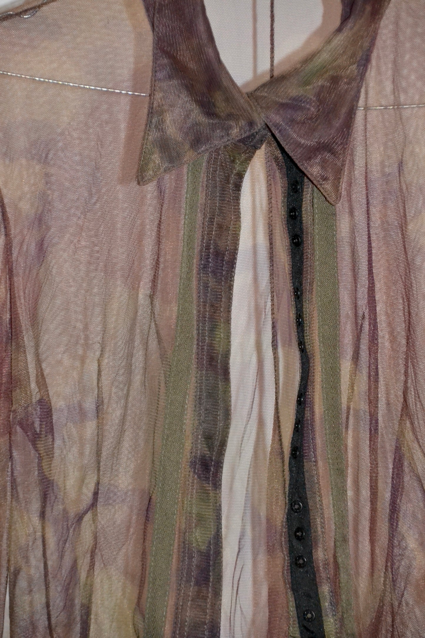 camicia trasparente militare