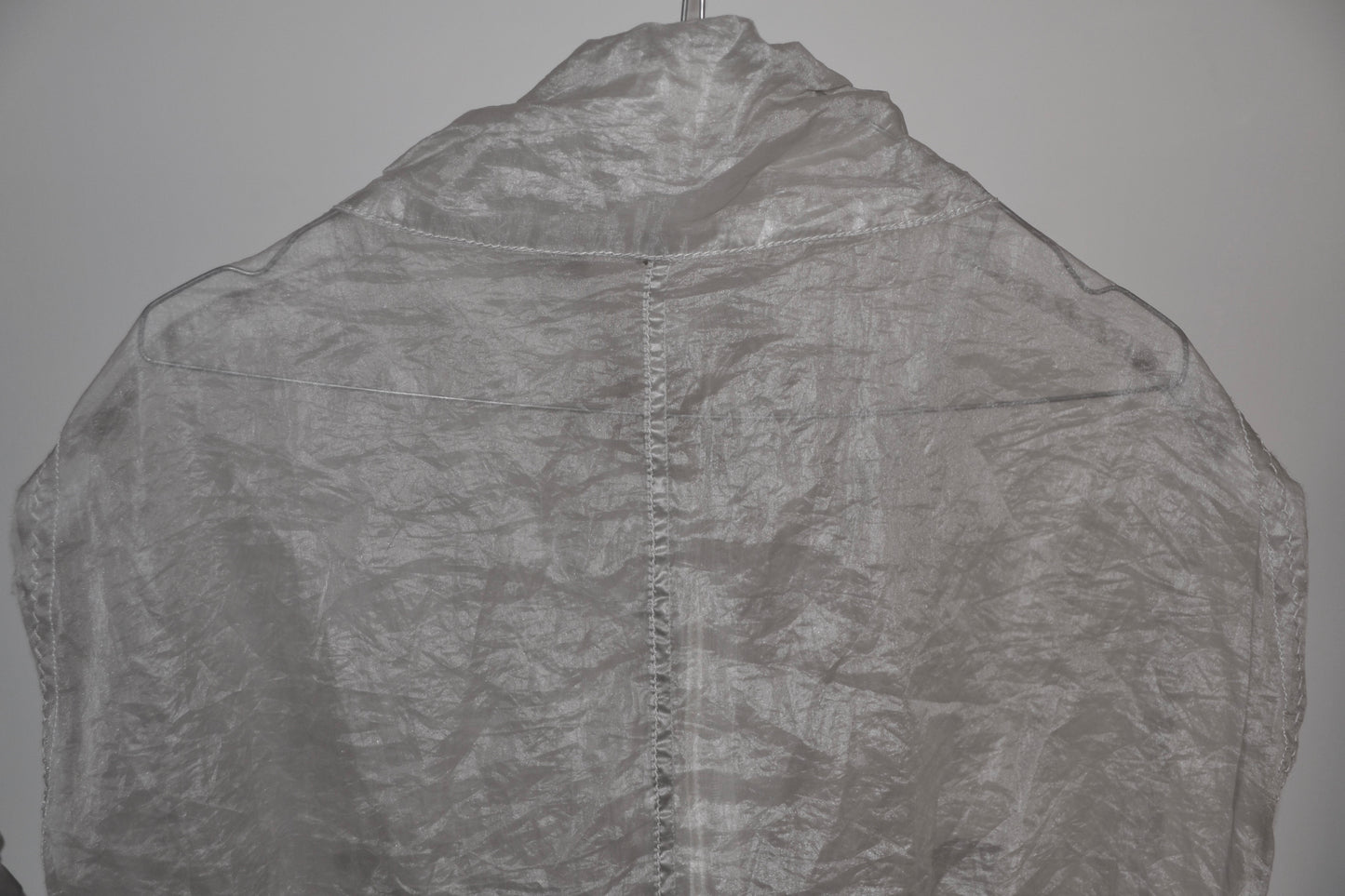 gilet smanicato trasparente