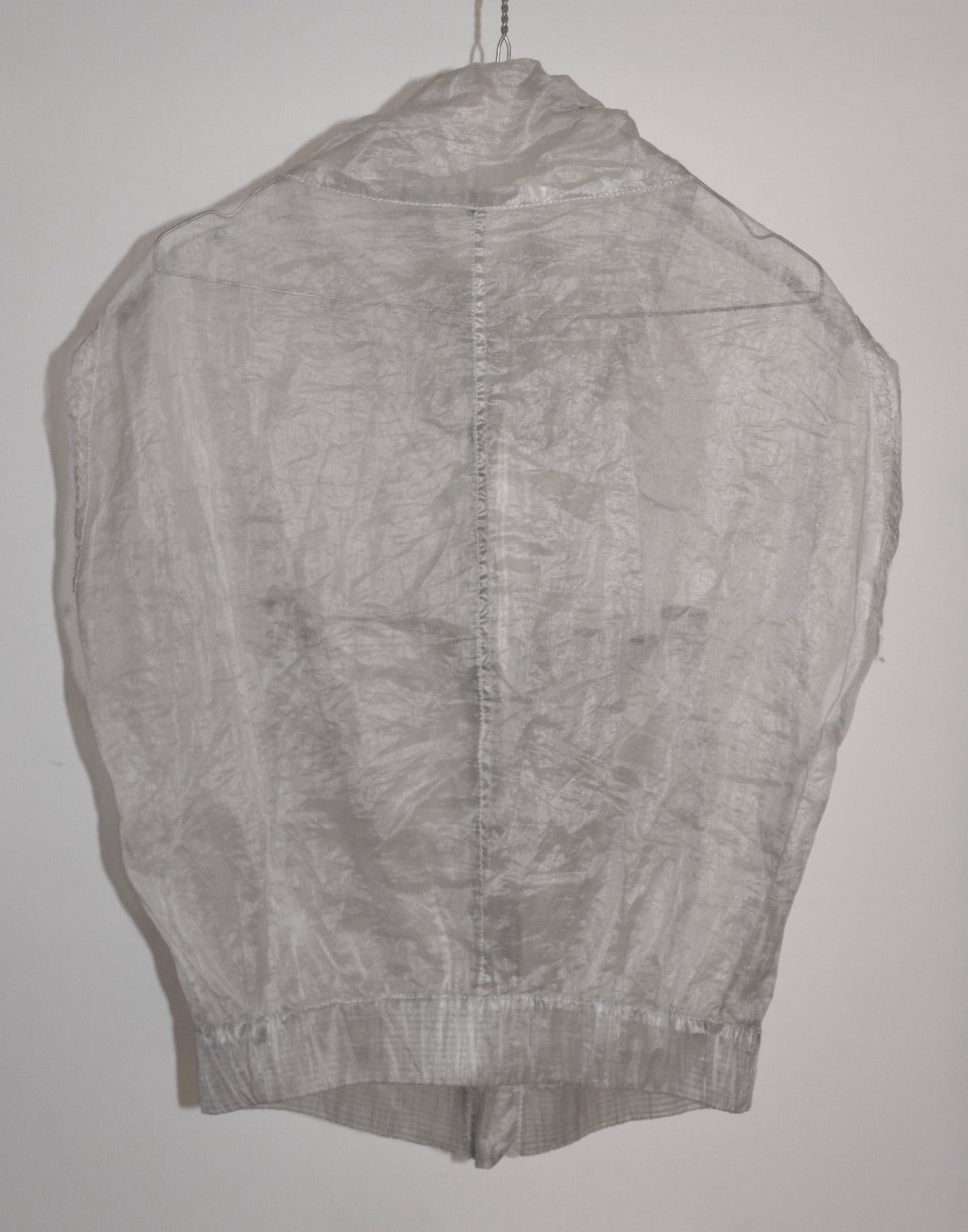gilet smanicato trasparente