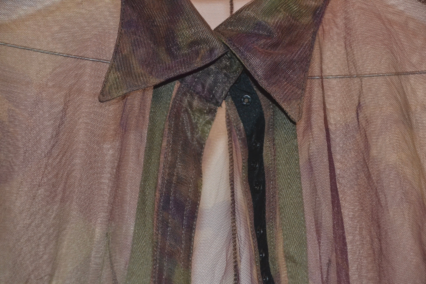 camicia trasparente militare