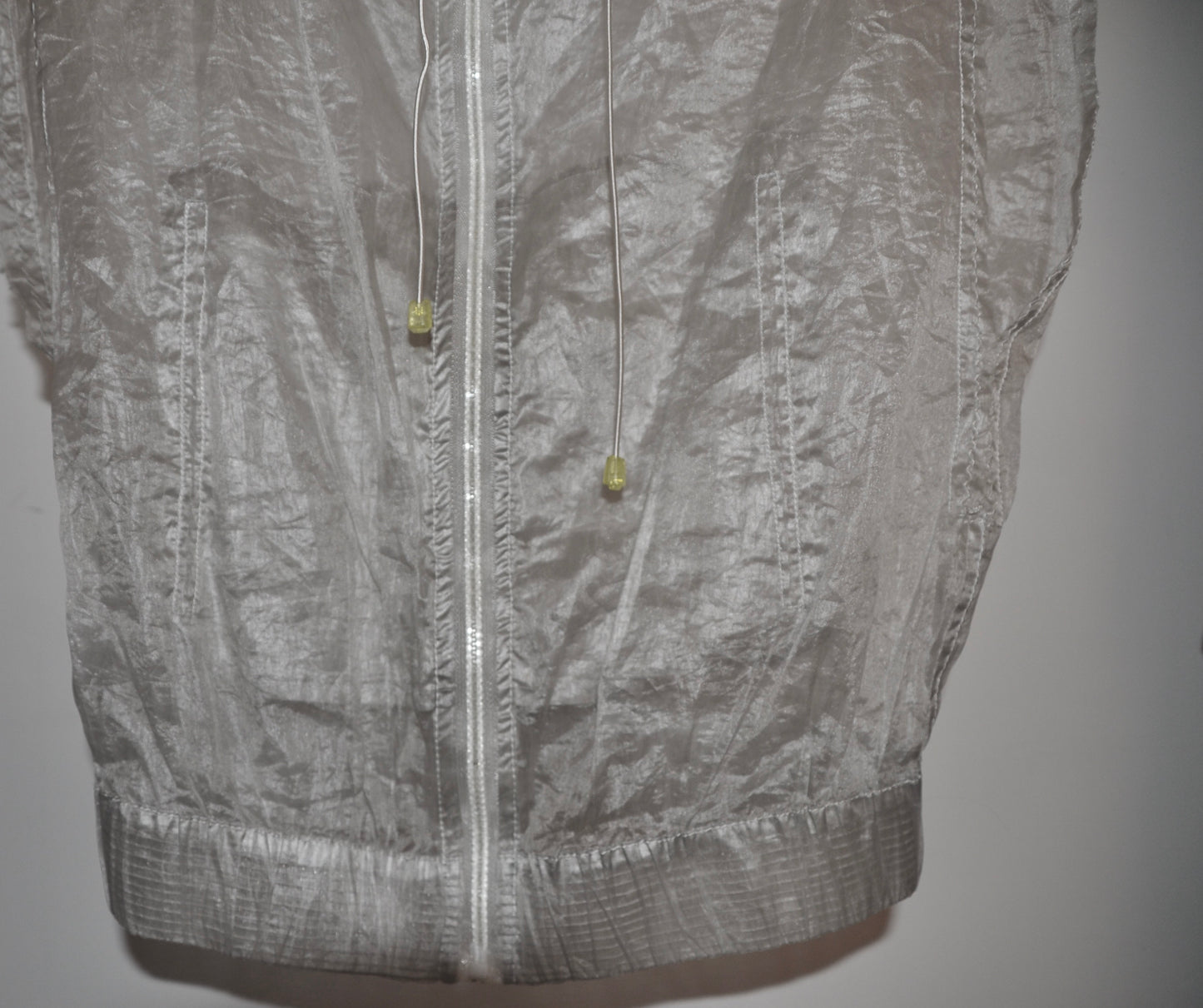 gilet smanicato trasparente