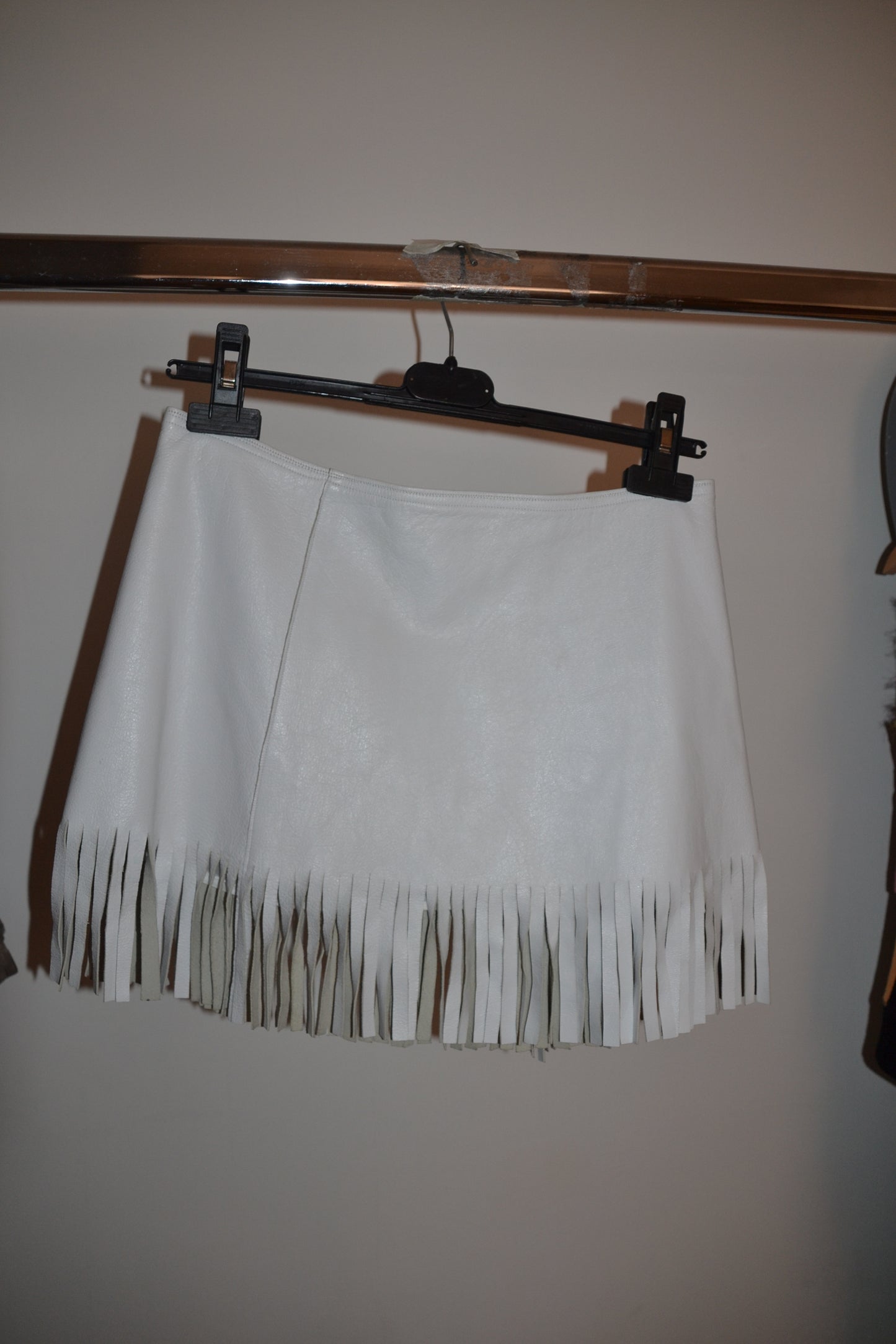 minigonna country in pelle